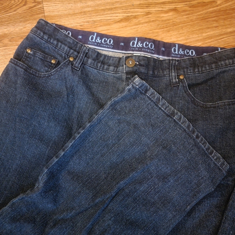 Denim & Co. Women's Blue Jeans Boot Cut Size 18W